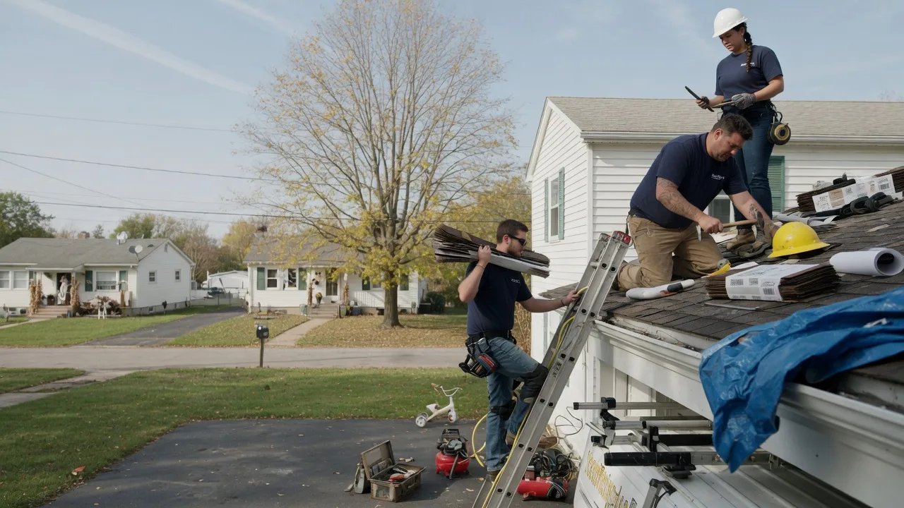 Local Roofing Contractors in Lafferty, OH near me